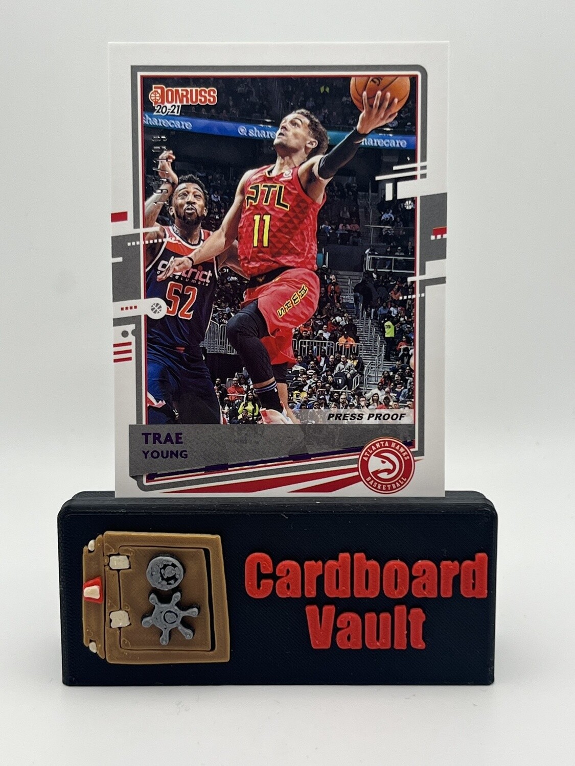 2020-21 Donruss Trae Young  #JK-DRB Press Proof 195/199