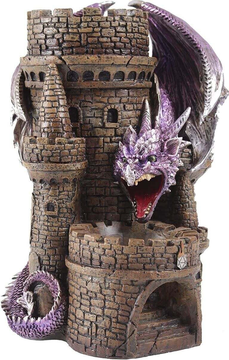 Forged Gaming Dragons Keep Dice Tower - Purple Dragon
