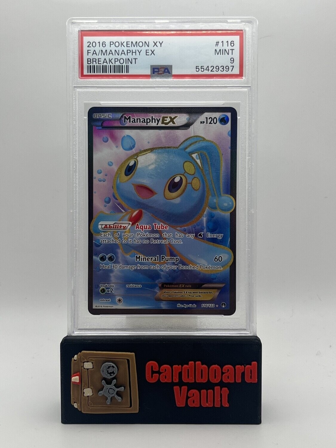 2016 Pokémon Manaphy EX Full Art   #116 PSA 9