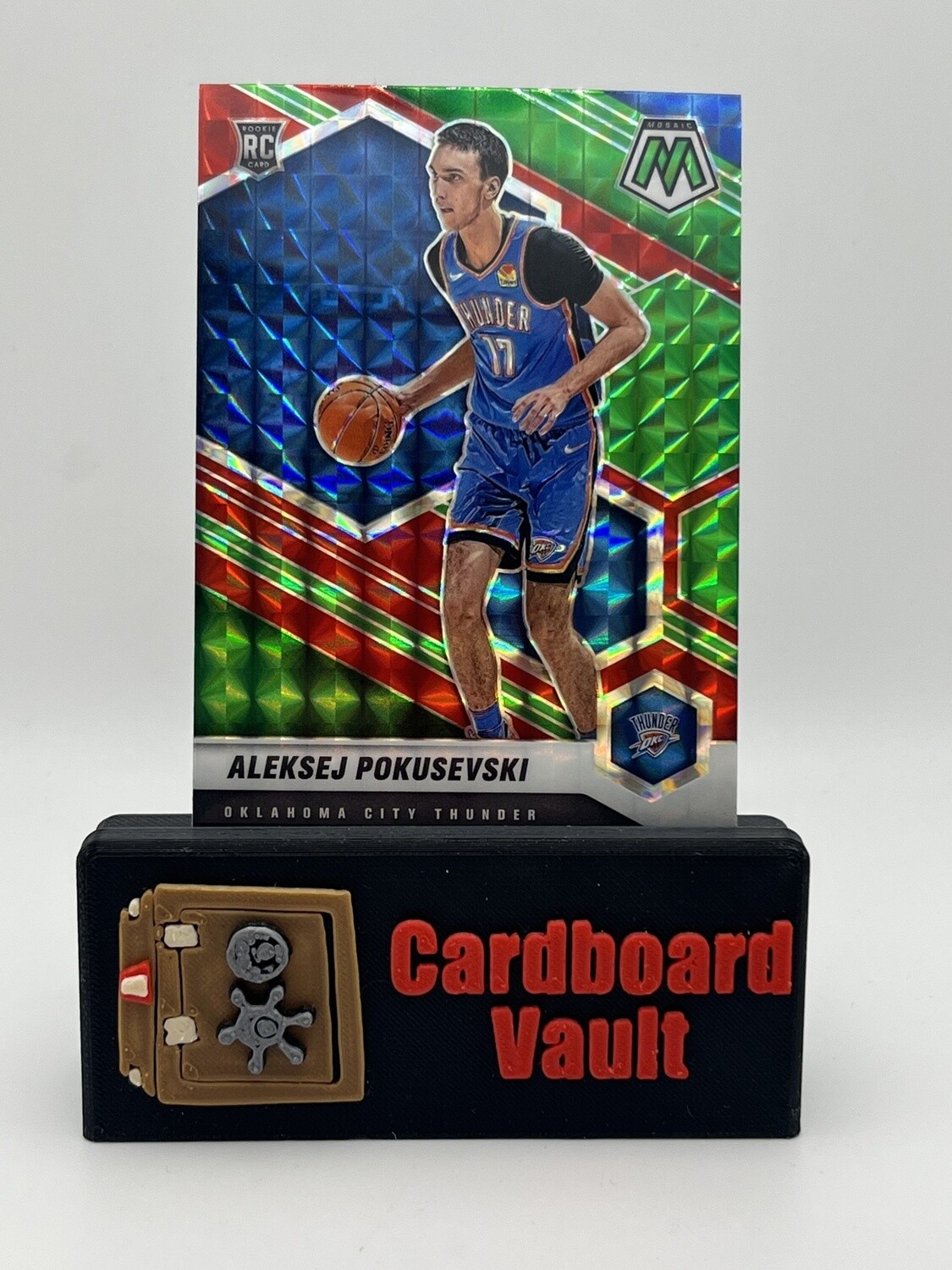 2020-21 Mosaic Aleksej Pokusevski #226 Red Green Prizm