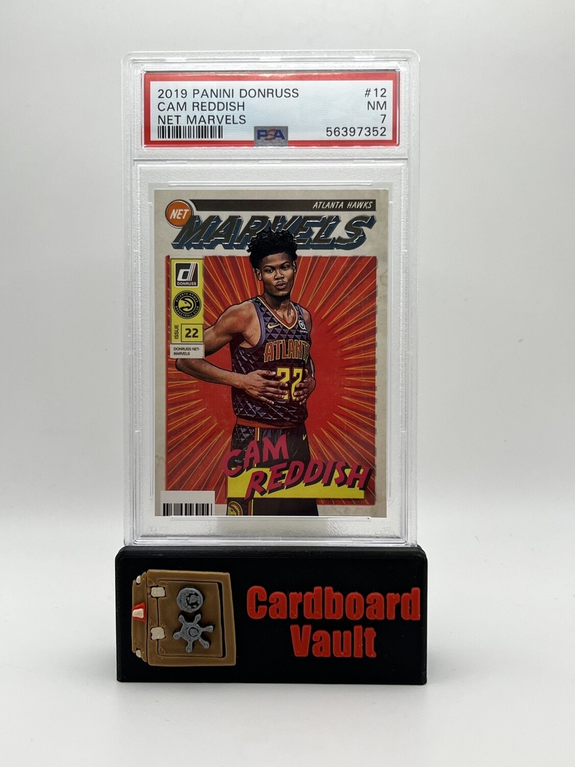 2019 Donruss Net Marvels Cam Reddish #12 PSA 7