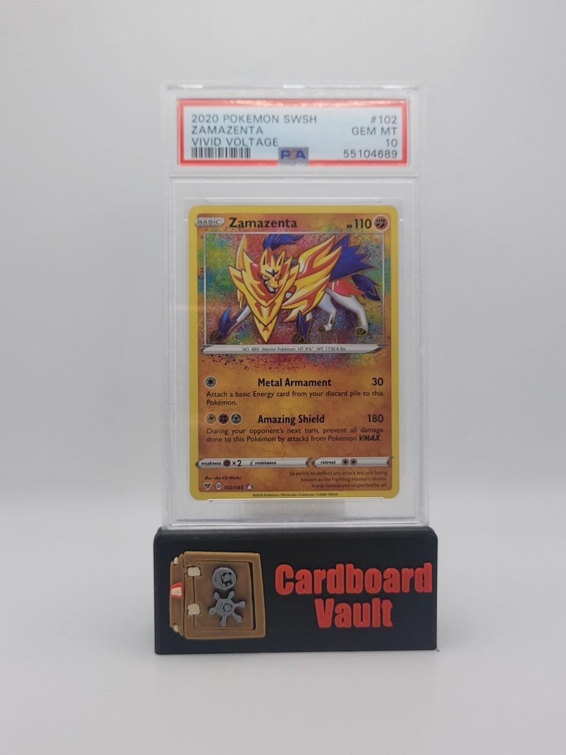 2020 Pokémon Zamazenta #102 PSA 10