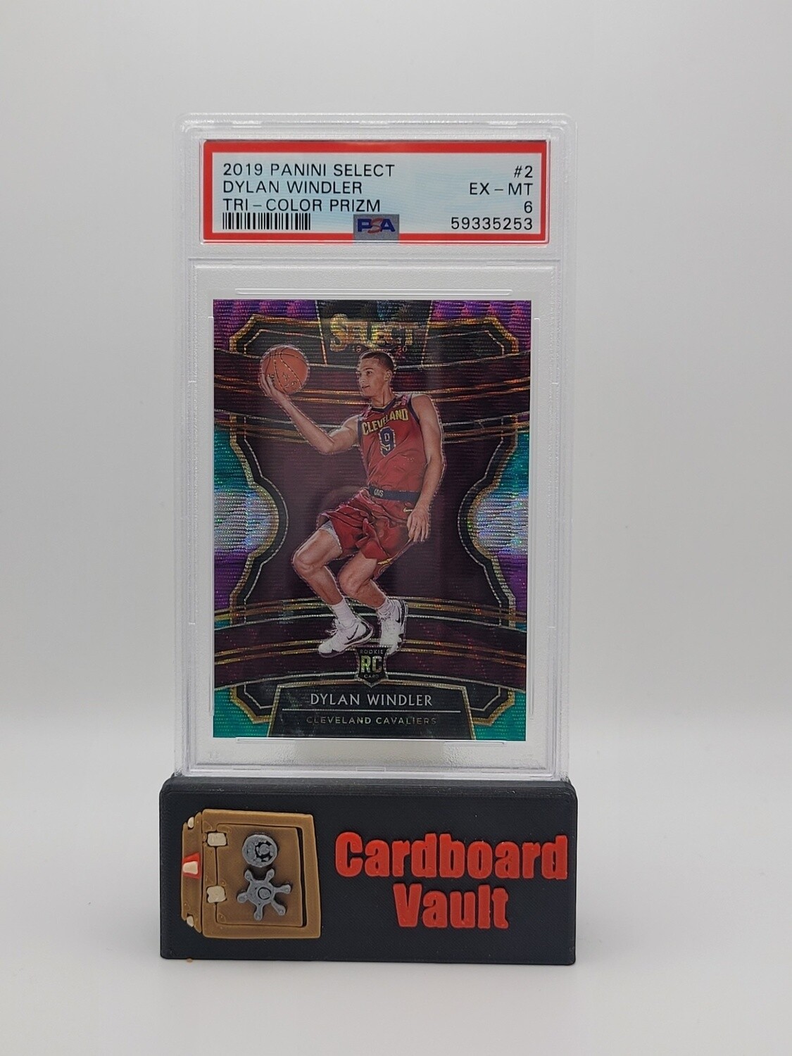 2019 Select Dylan Windler Tri-Color Prizm No. 2 PSA 6 59335253