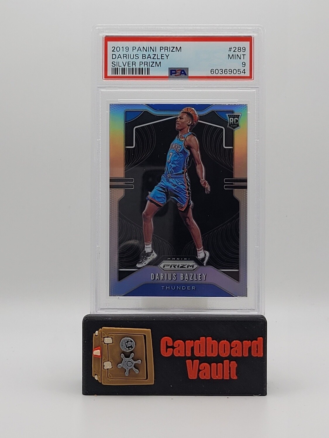 2019 Prizm Darius Bazley #289 Silver Prizm PSA 9