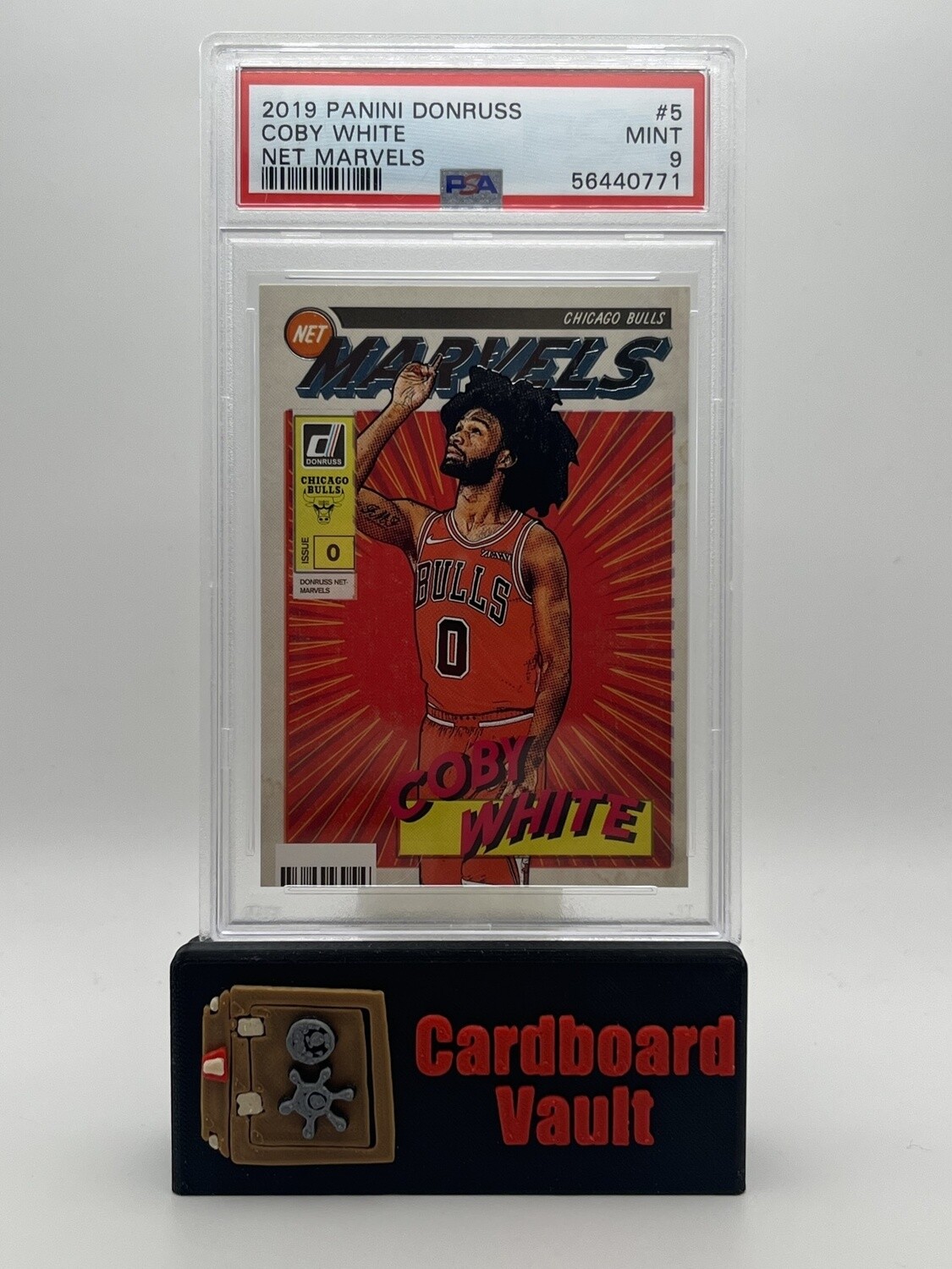 2019 Donruss Net Marvels Coby White #5 PSA 9