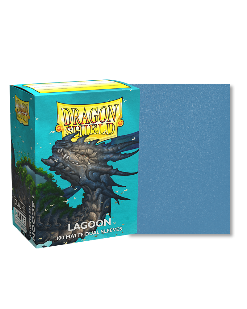 Dragon Shield 100 Dual Card Sleeves Matte Lagoon