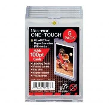 Ultra Pro Uv One-Touch 100 Pt Card Holder 5 Pack