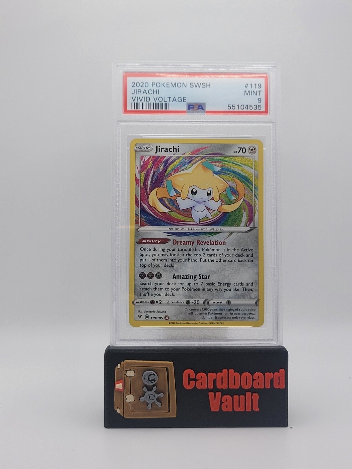 2020 Pokémon Jirachi #119 PSA 9