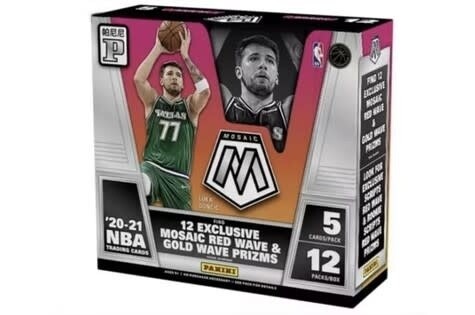 2020-21 Mosaic Tmall Basketball 12 Box Sealed Case