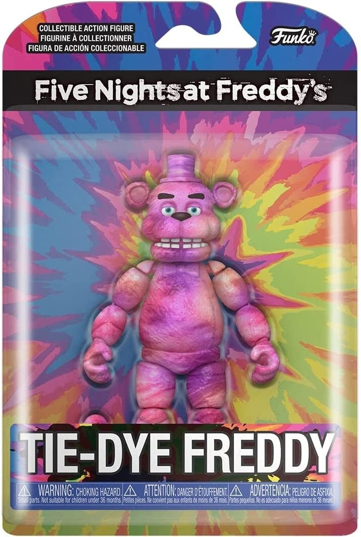 Five Nights at Freddy&#39;s Tie-Dye Freddy Action Figure