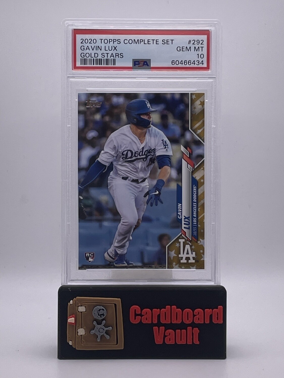 2020 Topps Complete Set Gavin Lux  #292 Gold Stars PSA 10
