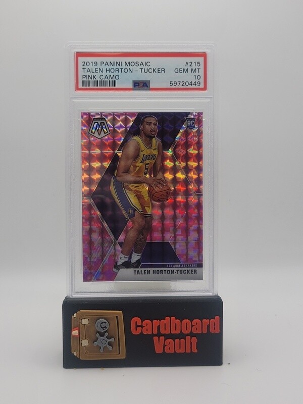 2019 Prizm Talen Horton-Tucker #215 Pink Camo PSA 10