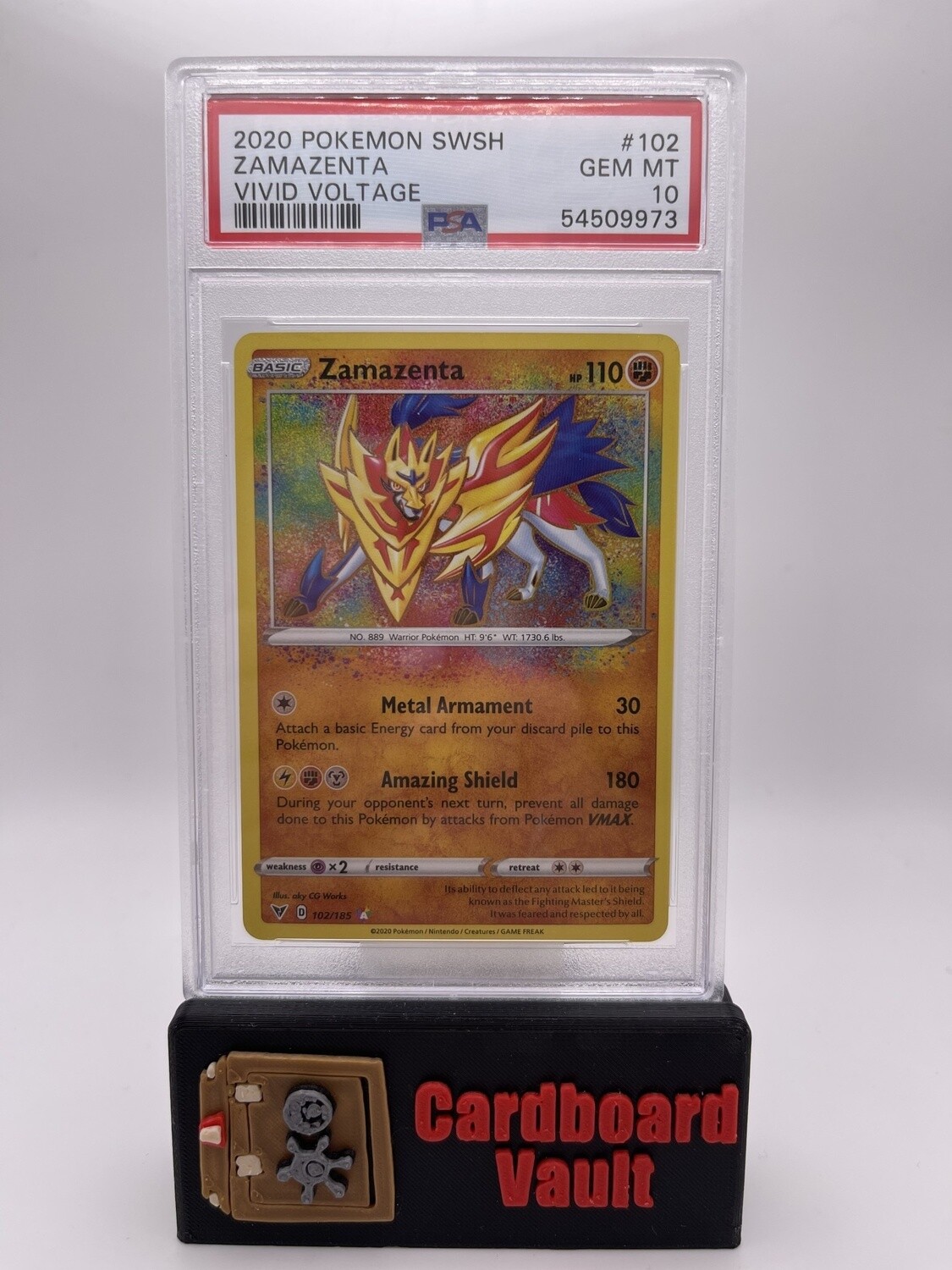 2020 Pokémon Zamazenta #102 PSA 10