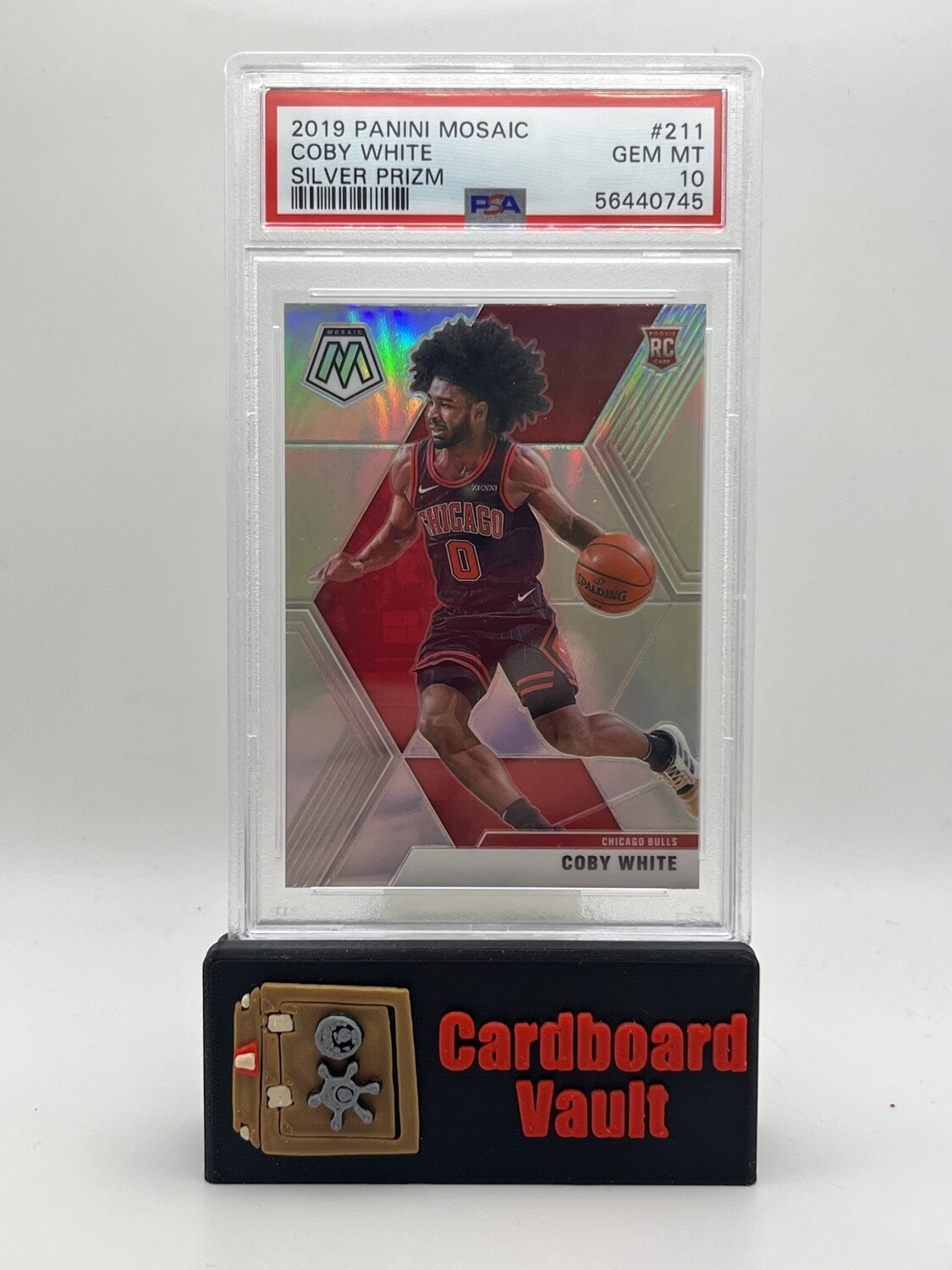 2019 Mosaic Coby White Silver Prizm No. 211 PSA 10 56440745