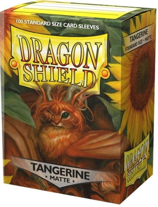 Dragon Shield 100 Card Sleeves Matte Tangerine