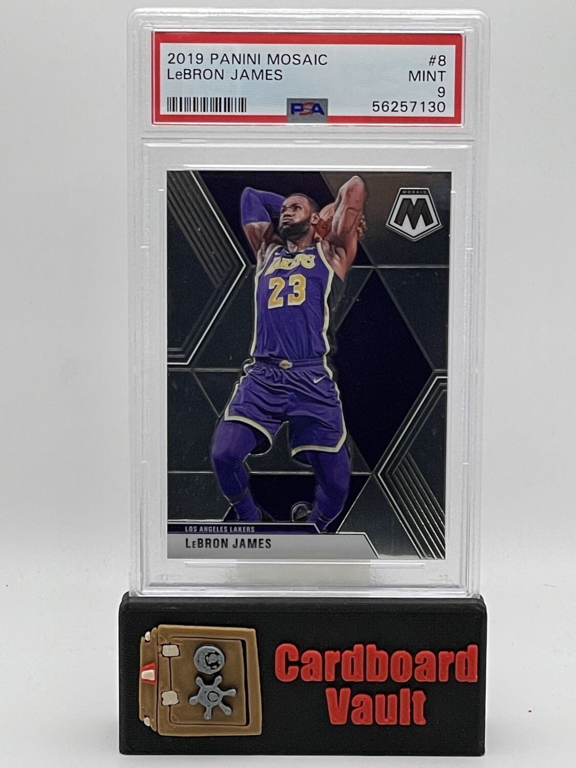 2019 Mosaic LeBron James No. 8  PSA 9 56257130