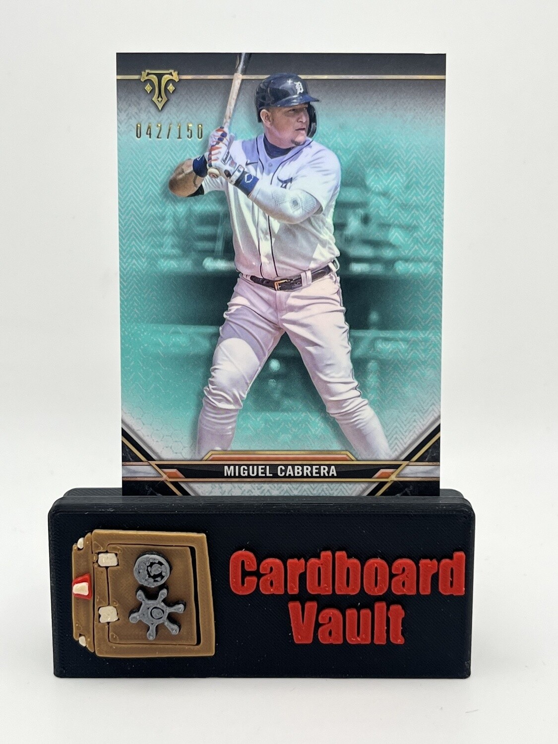 2021 Topps Triple Threads Miguel Cabrera  #12 Aqua 42/150