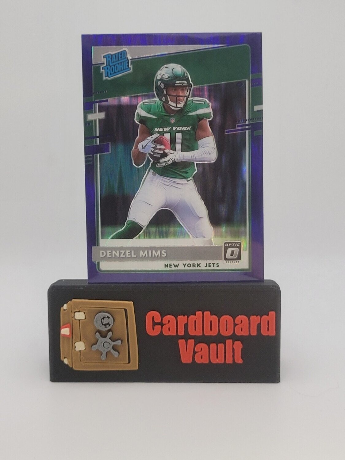 2020 Optic Denzel Mims Purple Shock Rated Rookie No. 175