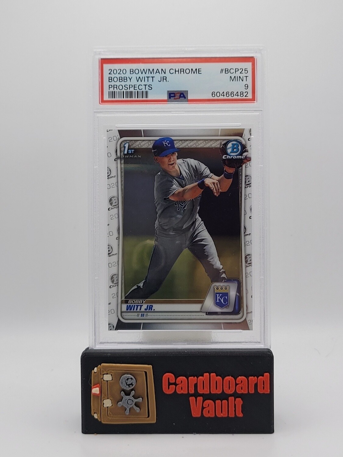 2020 Bowman Chrome Bobby Witt Jr. #BCP-25 Prospects PSA 9