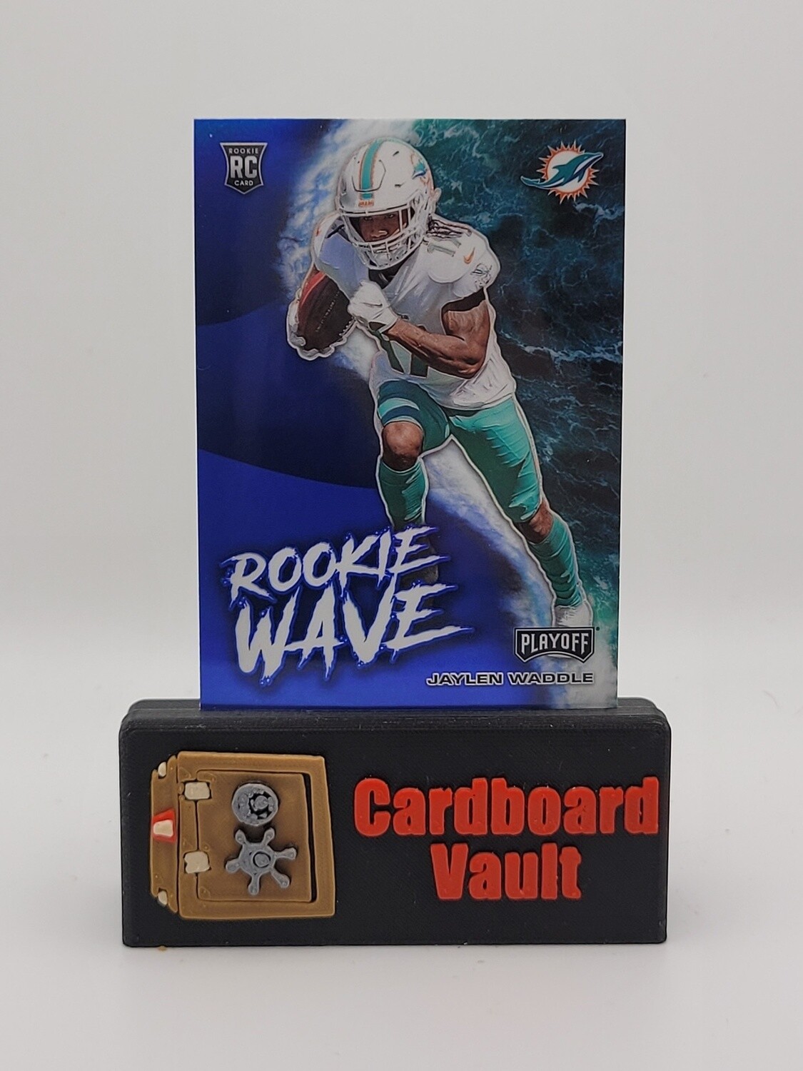 2021 Playoff Rookie Wave Jaylen Waddle Blue Prizm No. RW-JWA