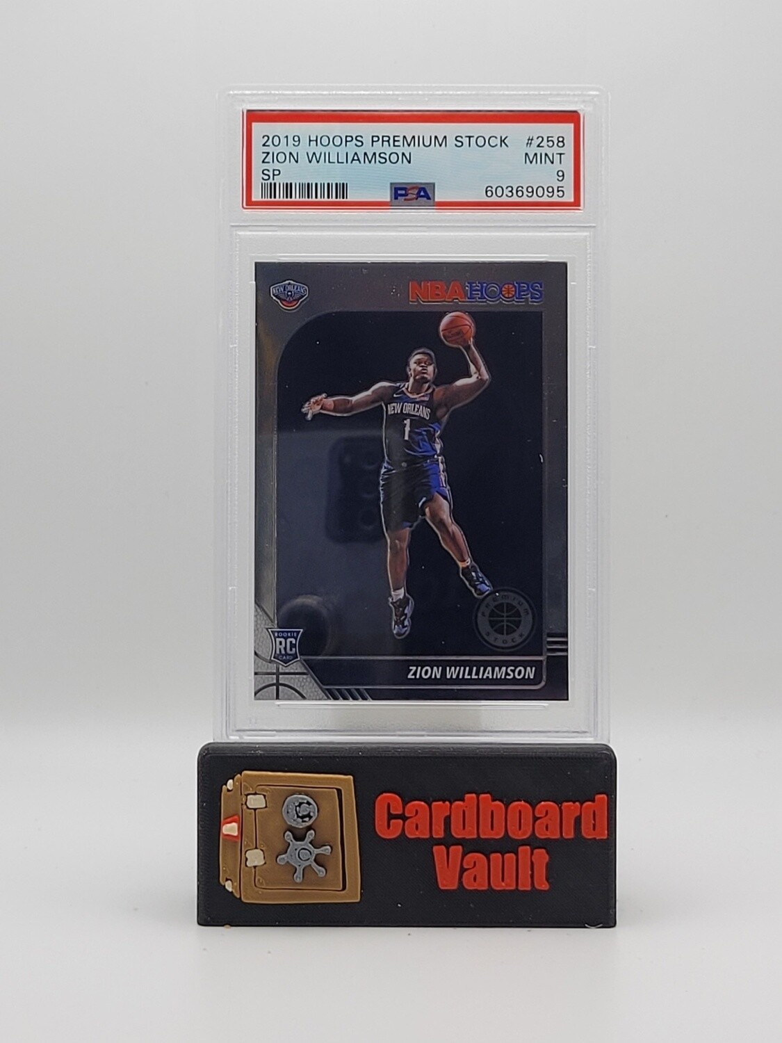 2019 NBA Hoops Premium Stock Zion Williamson SP No. 258 PSA 9 60369095