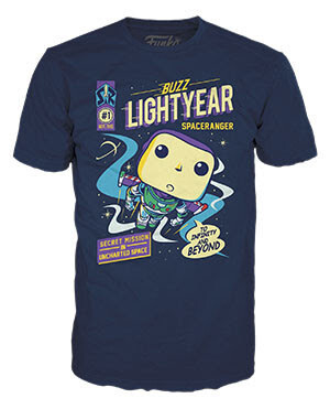Pop Tees Buzz Lightyear Space Ranger T-Shirt Size Large