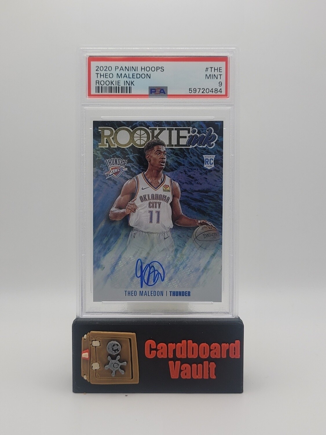 2020 Hoops Rookie Ink Theo Maledon #RI-THE PSA 9