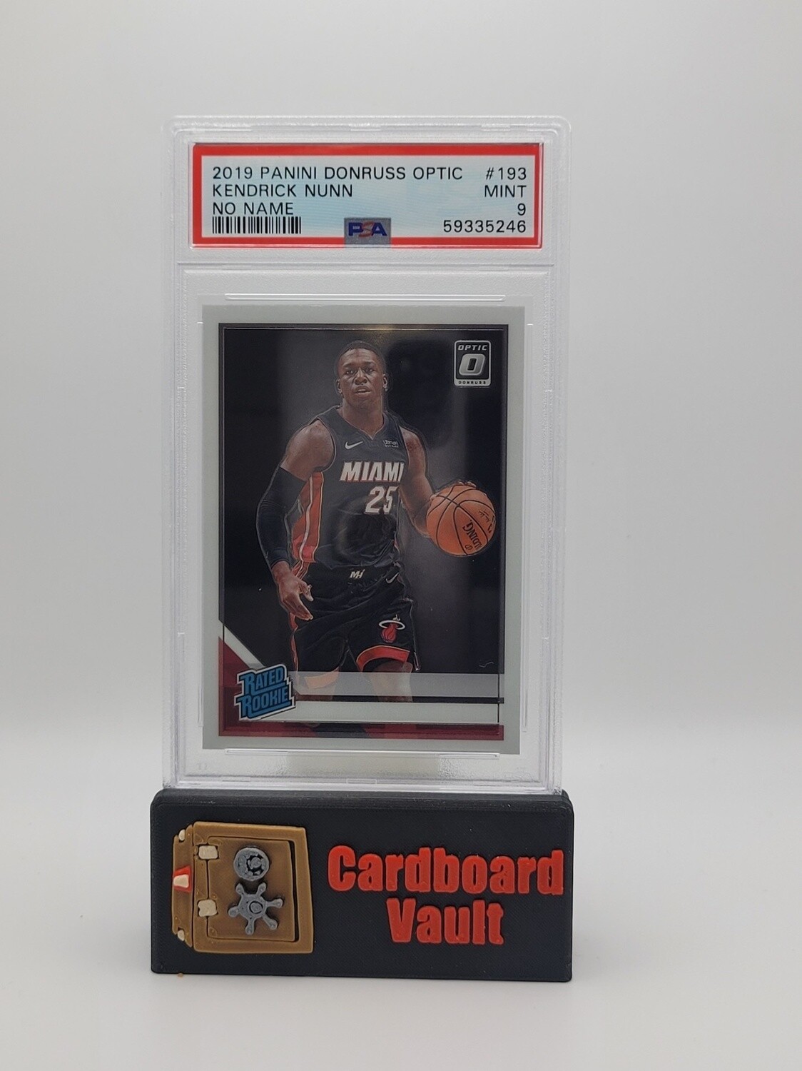 2019 Donruss Optic Rated Rookie Kendrick Nunn No Name  #193 PSA 9