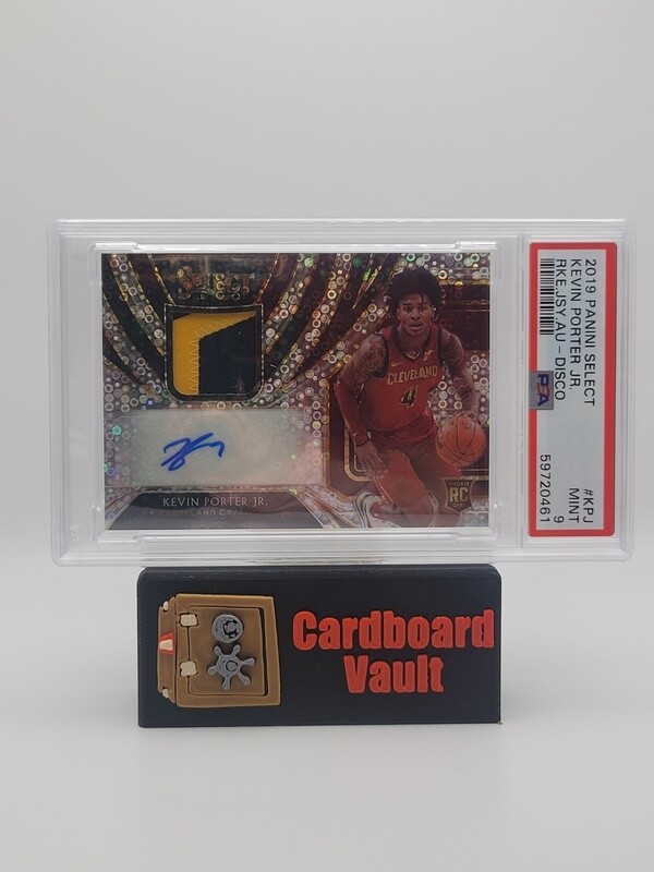 2019 Select Kevin Porter Jr. RPA #RJA-KPJ Disco Prizm 05/25 PSA 9