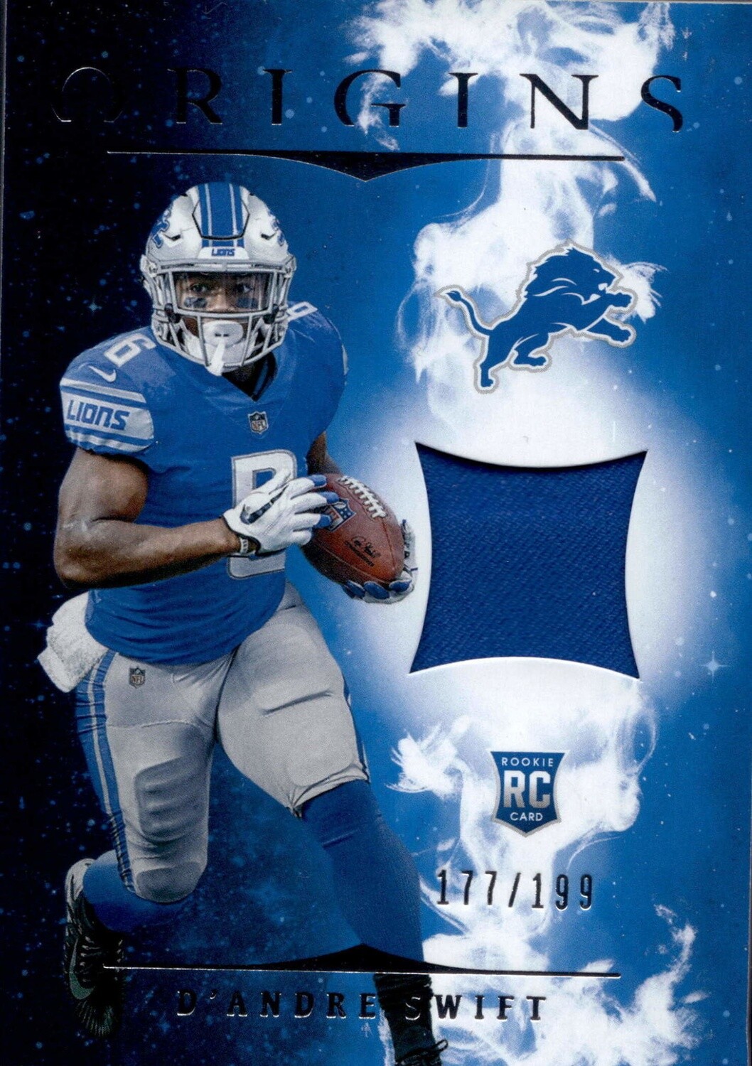 2020 Origins D&#39;Andre Swift Rookie Patch No. RP-8  177/199