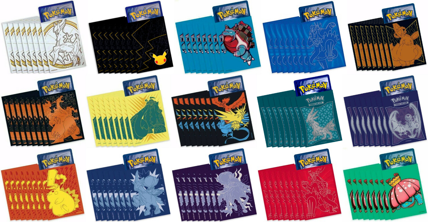 Assorted ETB Pokemon Sleeves (1 - 60 Sleeve Pack)