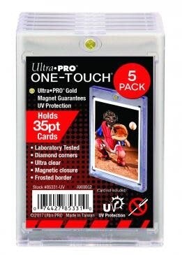 Ultra Pro Uv One-Touch 35 Pt Card Holder 5 Pack