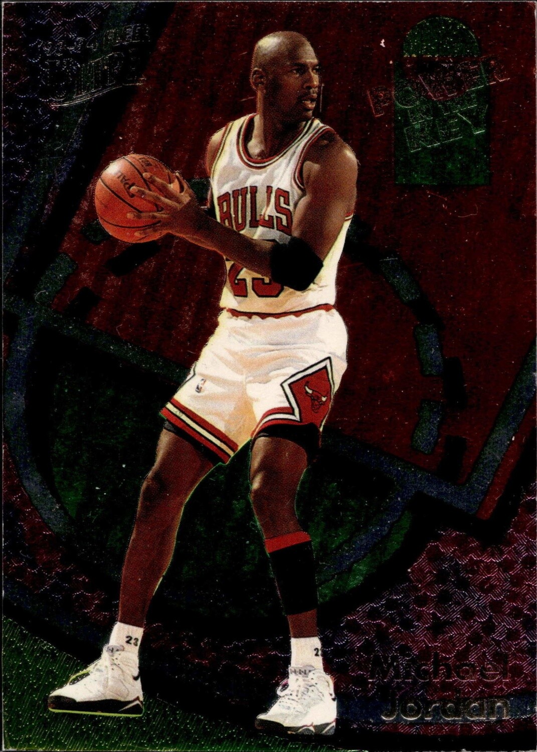 93-94 Fleer Ultra Power Is Key Michael Jordan #2 Surface Scratches