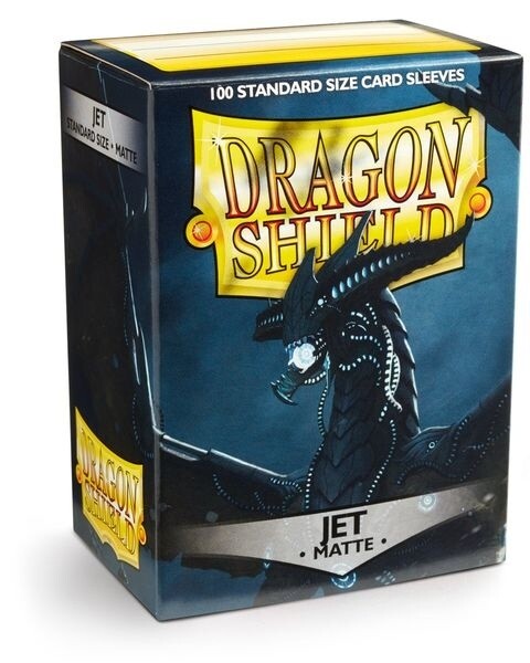 Dragon Shield 100 Card Sleeves Matte Jet