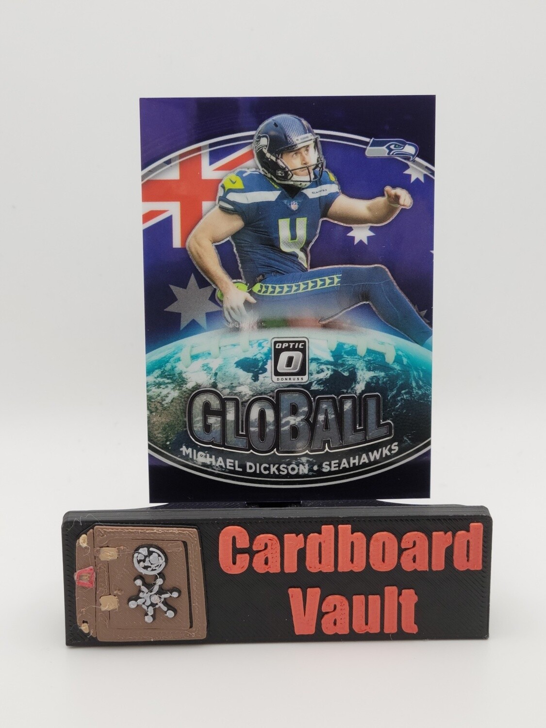 2021 Optic Globall Michael Dickson #GB-6 Purple Prizm 24/25