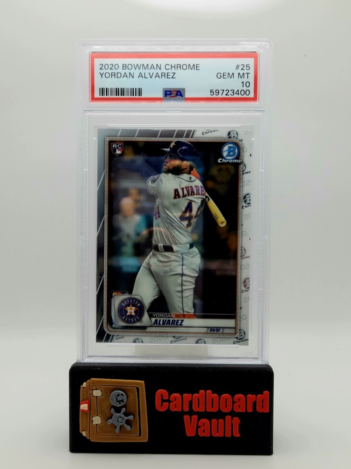 2020 Bowman Chrome Yordan Alvarez #25 PSA 10