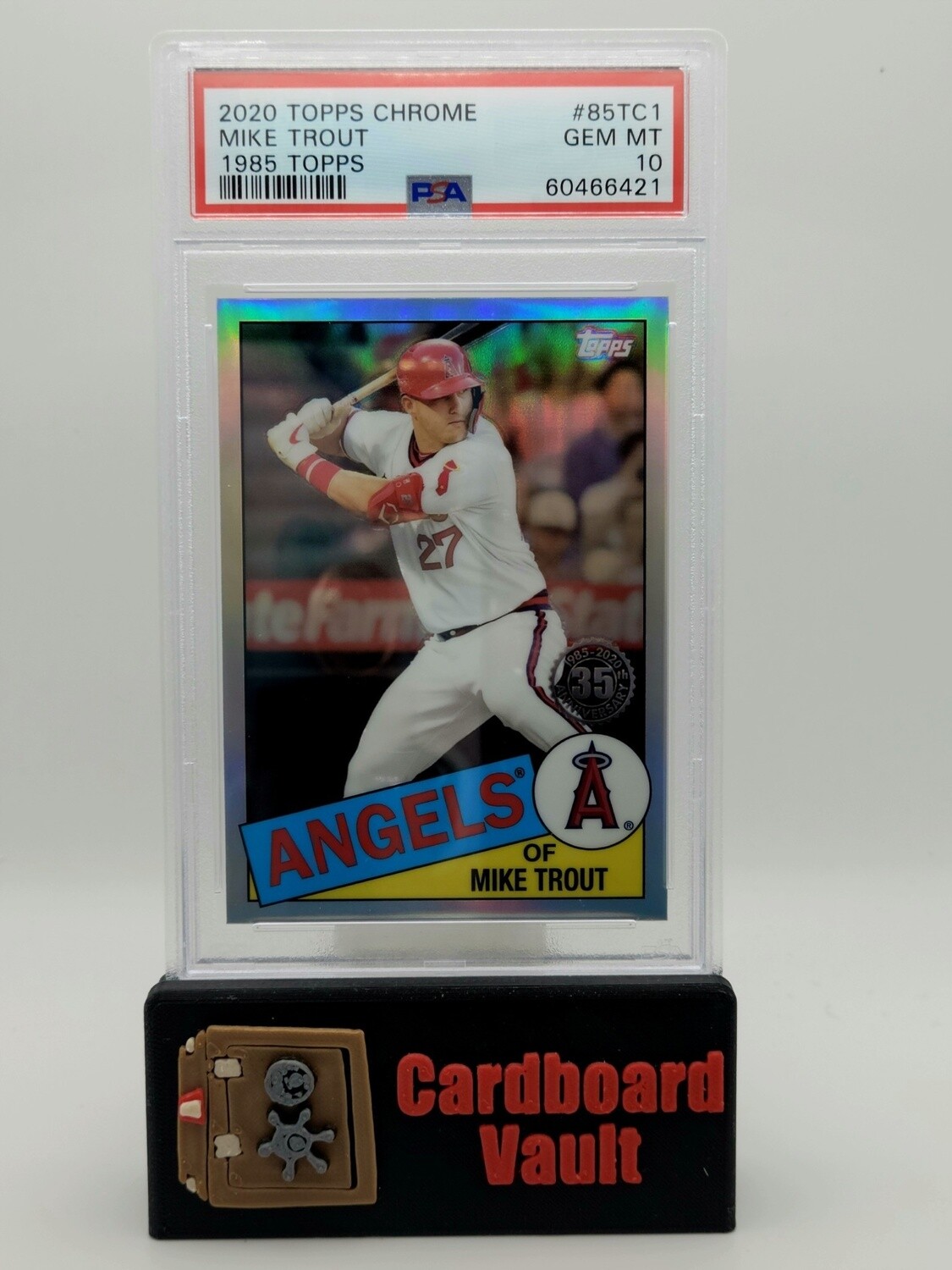 2020 Topps Chrome Mike Trout 1985 Topps #85TC-1  PSA 10