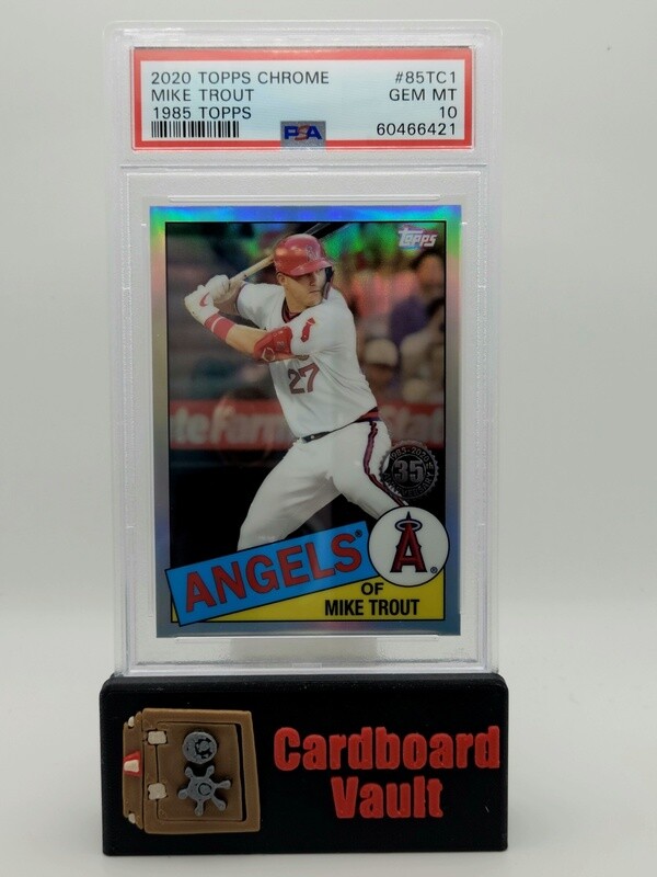 2020 Topps Chrome Mike Trout 1985 Topps #85TC-1  PSA 10