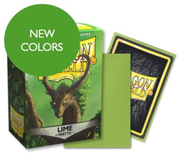 Dragon Shield 100 Card Sleeves Matte Lime