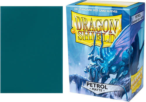 Dragon Shield 100 Card Sleeves Petrol Matte