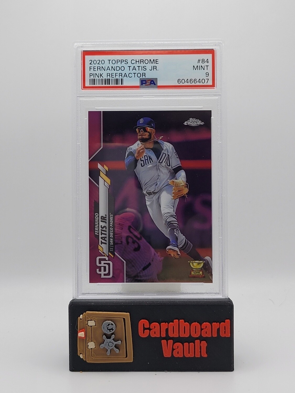 2020 Topps Chrome Fernando Tatis Jr.  #84 Pink Refractor PSA 9