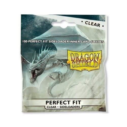 Dragon Shield 100 Card Sleeves Perfect Fit Side Load Clear