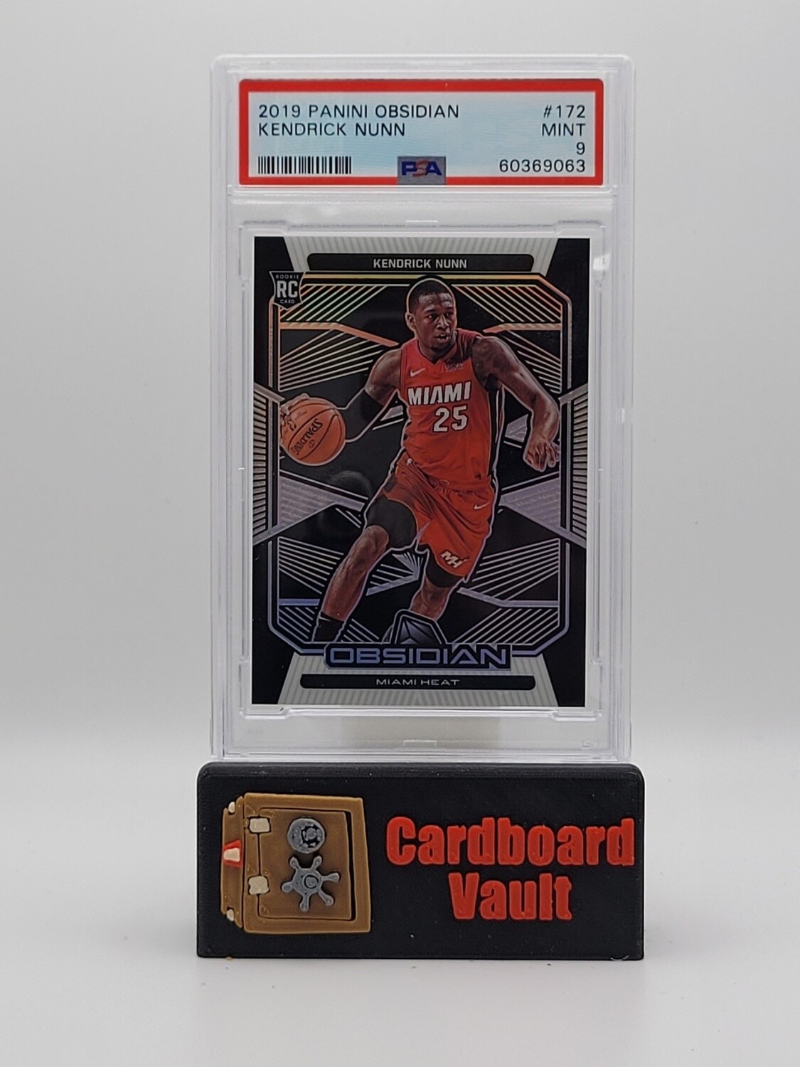 2019 Obsidian Kendrick Nunn #172 PSA 9