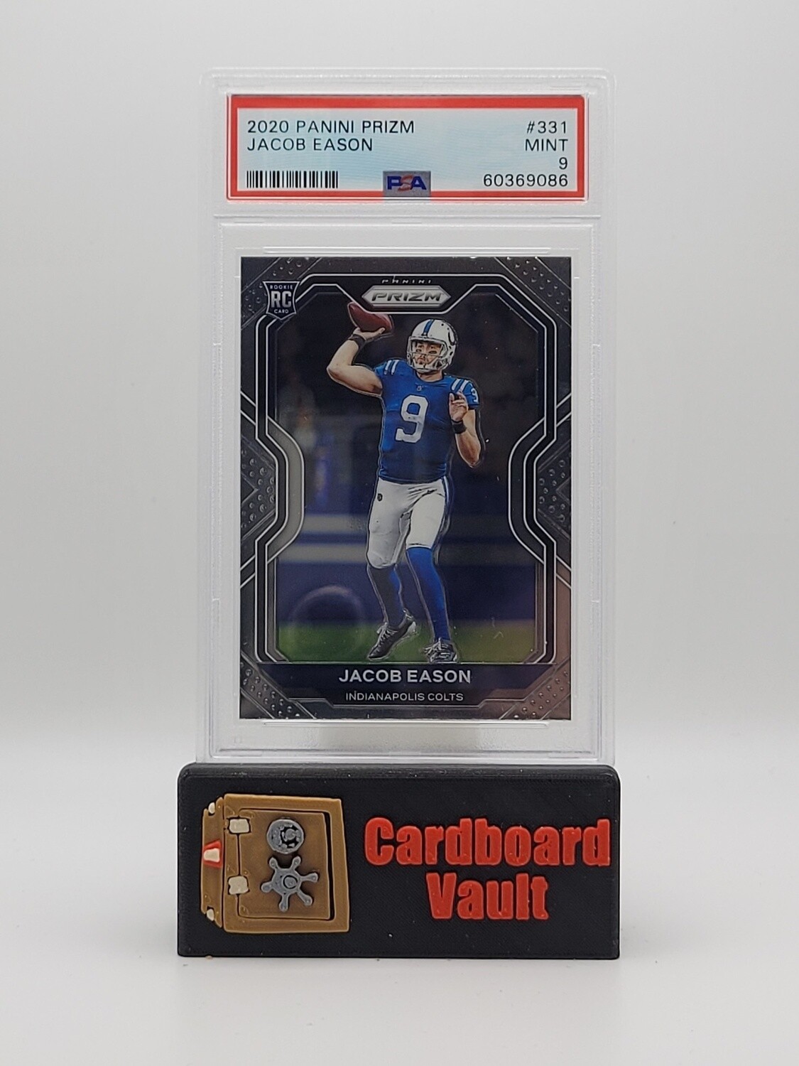 2020 Prizm Jacob Eason #331 PSA 9