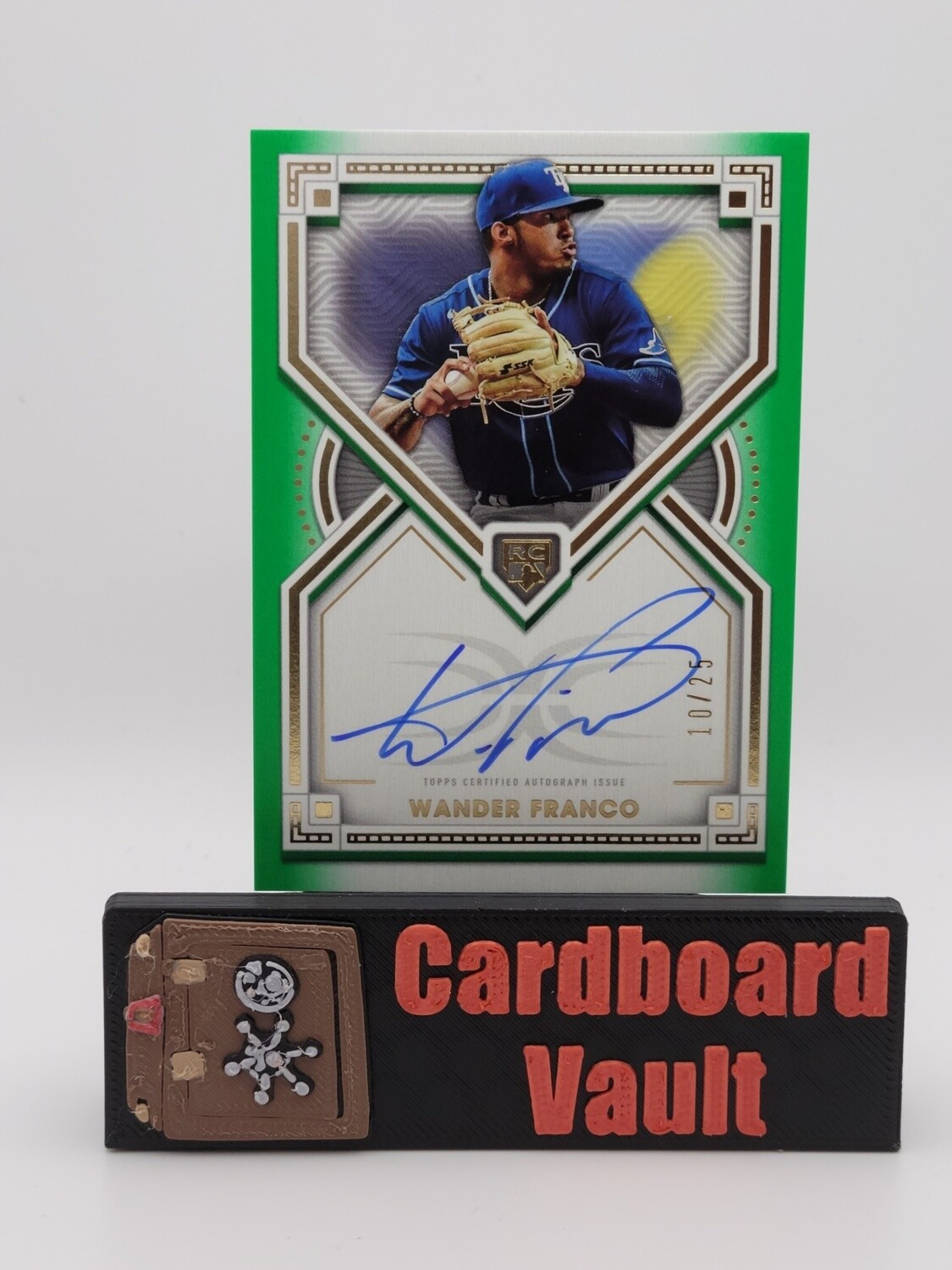 2022 Topps Definitive Rookie Autograph Wander Franco DRA-WFR 10/25
