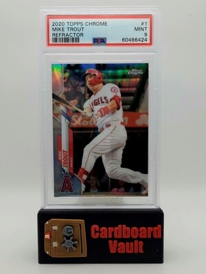 2020 Topps Chrome Mike Trout Refractor #1 PSA 9