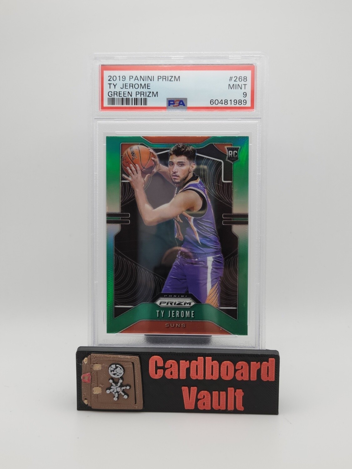 2019 Prizm Ty Jerome #268 Green Prizm PSA 9