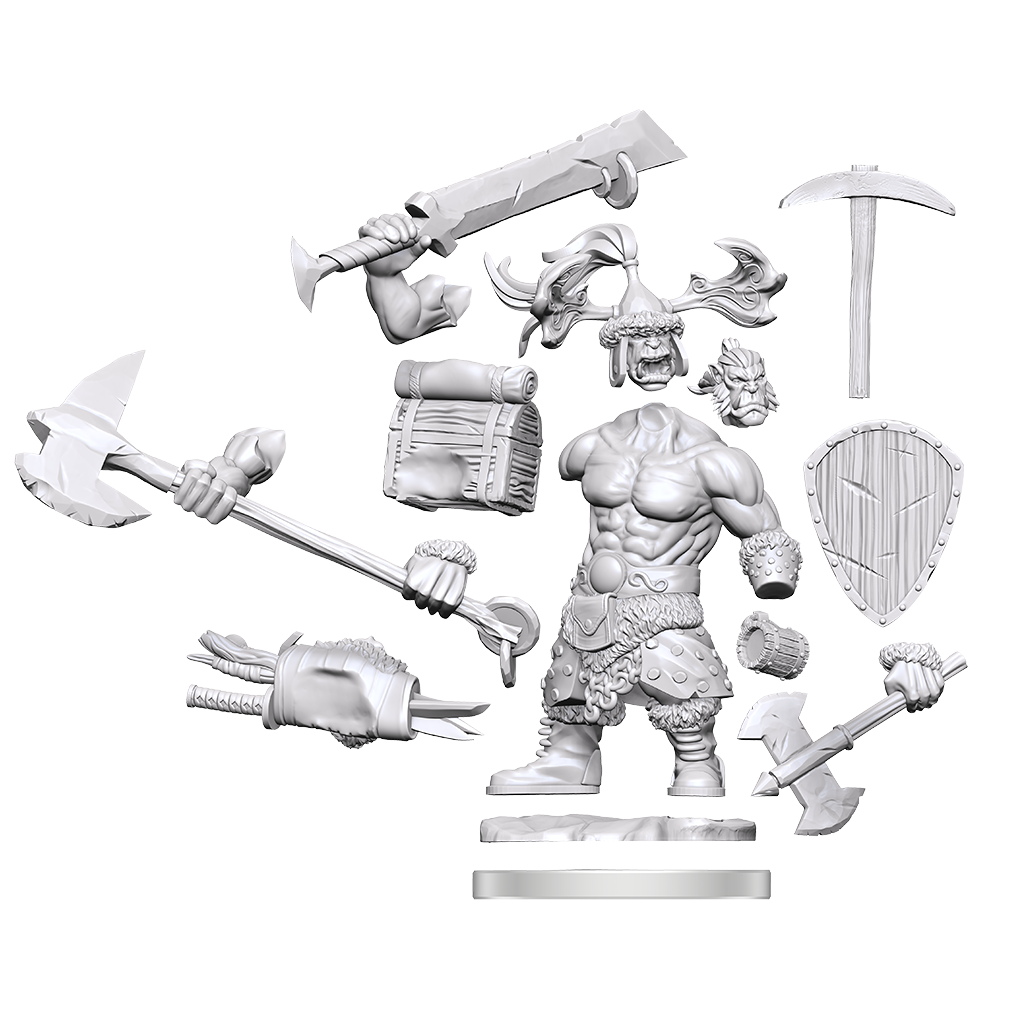 D&amp;D Frameworks Orc Barbarian Male