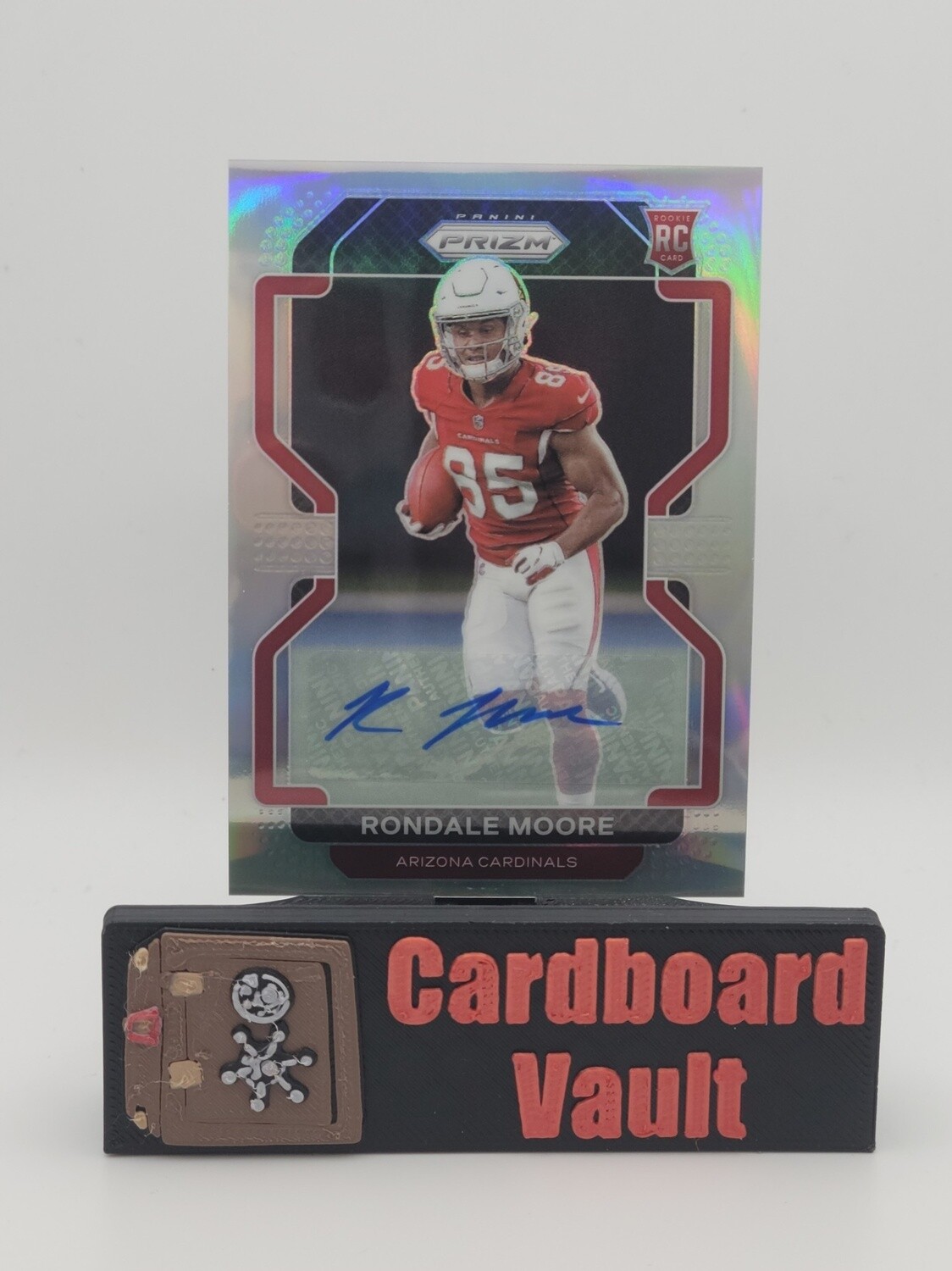 2021 Prizm Rondale Moore Silver Prizm Autograph No. 347