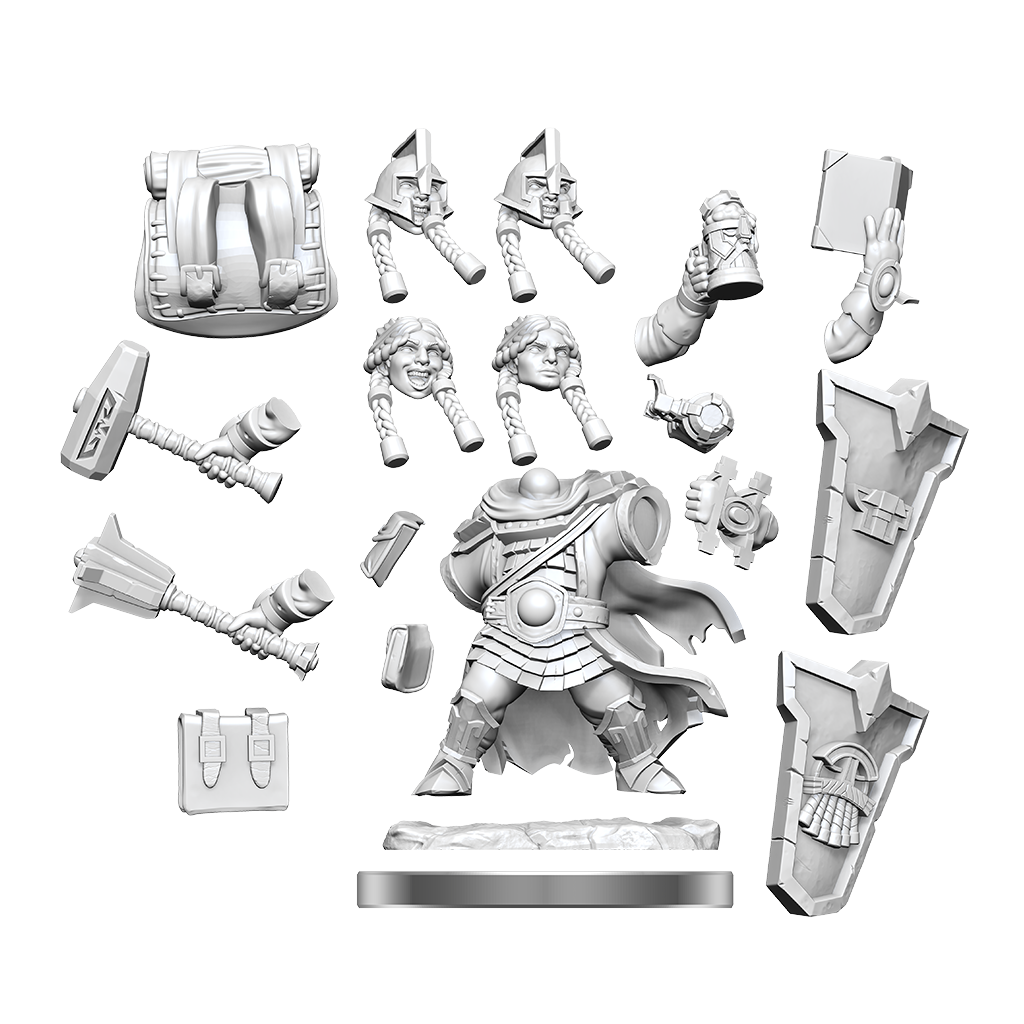 D&amp;D Frameworks Dwarf Cleric Female